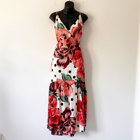 Farm Rio Anthropologie Riviera Floral
Eyelet Maxi Dress - Picture 3 of 16